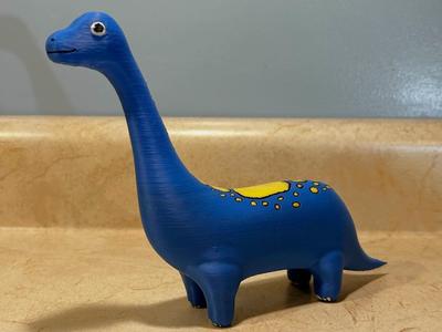 Colorful Cute Smiling Dino (Smile-o-saurus)