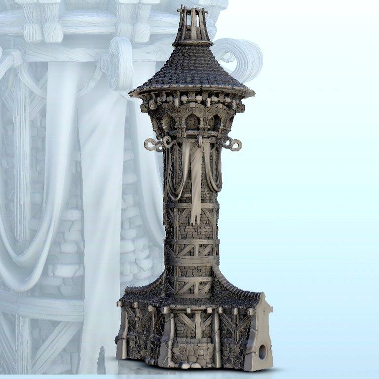 Big Tower - Medieval Gothic Feudal Old Archaic Saga 28mm 15mm