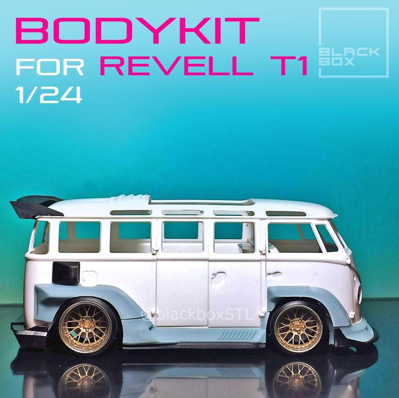 Bodykit for T1 Bus Revell 1-24th Modelkit