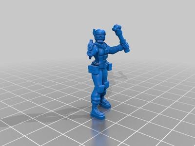 Female Space 'Dude' 7 figure set
