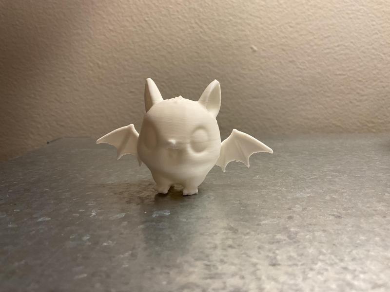 Cute white bat