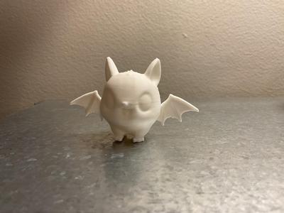 Cute white bat