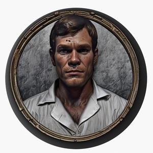 Dexter Morgan (Dexter) medallion pendant