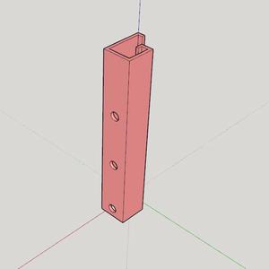 Pixel Drilling Template - 3/4" J Channel 