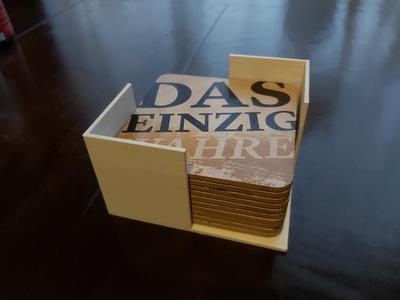 Square coaster holder