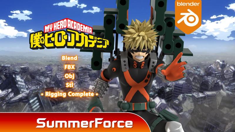 Katsuki Bakugo Strafe Panzer - My Hero Academia