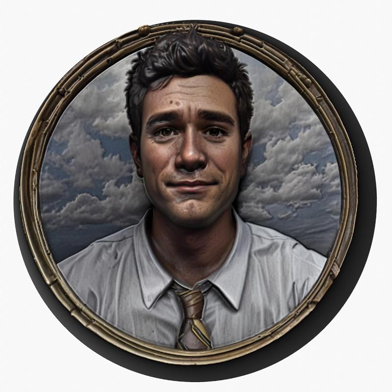 Ted Mosby (How I Met Your Mother) medallion pendant
