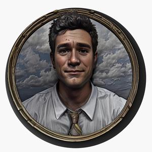 Ted Mosby (How I Met Your Mother) medallion pendant