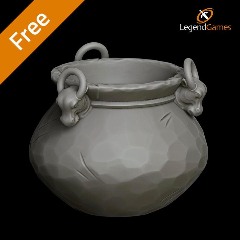 LegendGames FREE Empty Cauldron for Halloween
