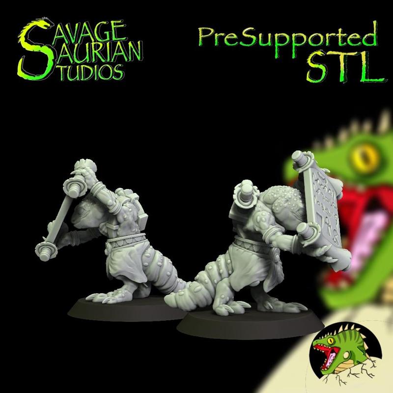 Lizardmen - Leogecko Scroll Bearer