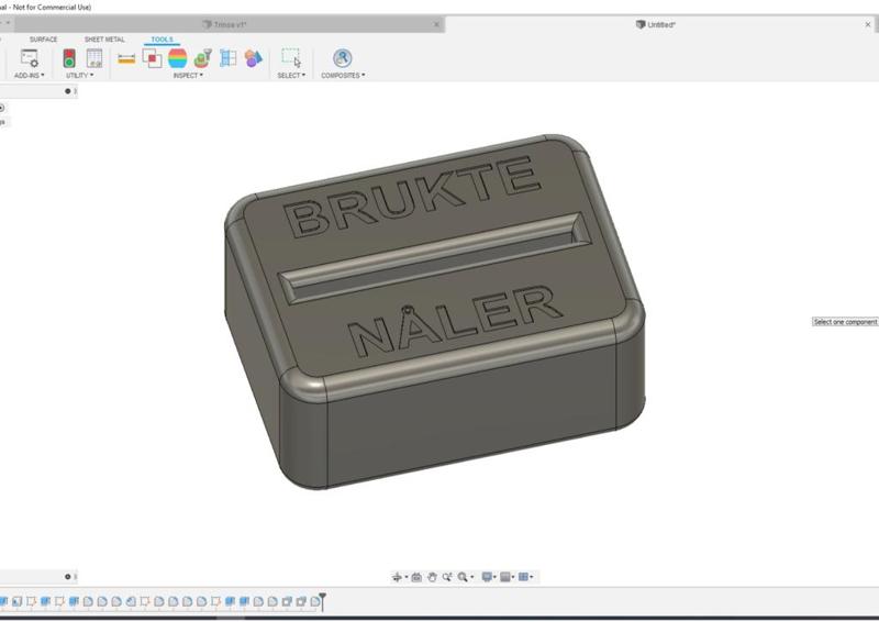Used Needle box