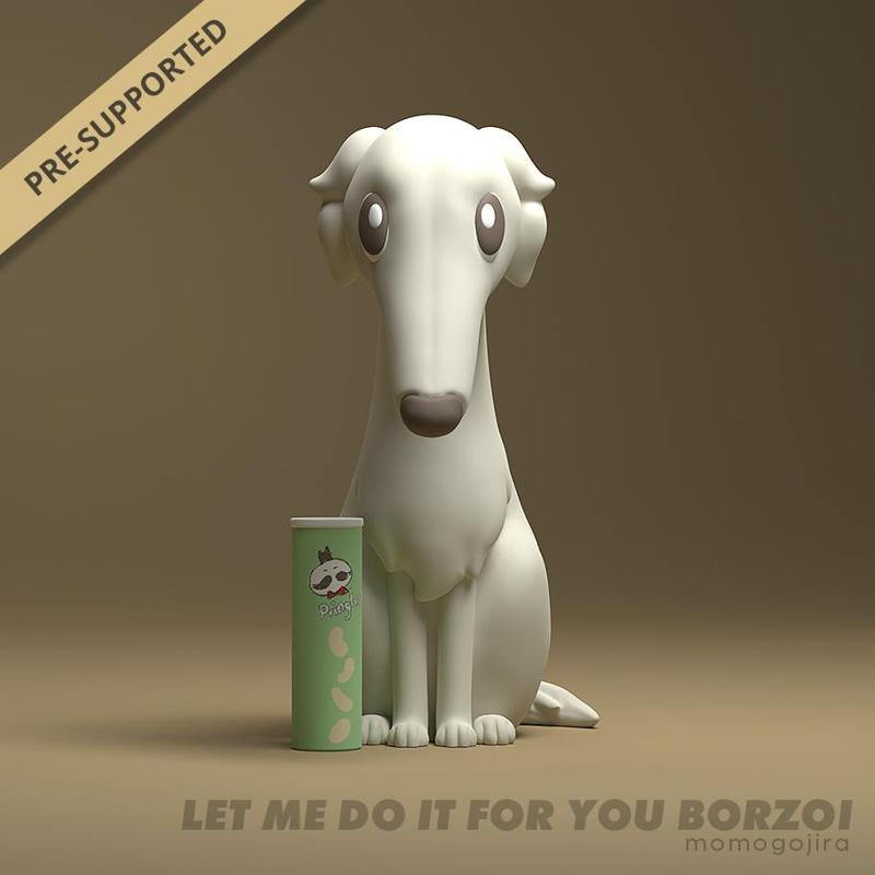Let me do it for you Borzoi, Long nose dog, STL