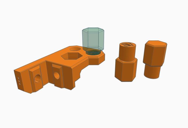 Prusa i3 Bear Upgrade Z Rod Stabilizer Knobs