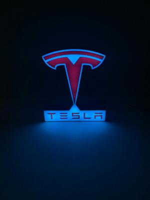 Tesla Logo Lamp 