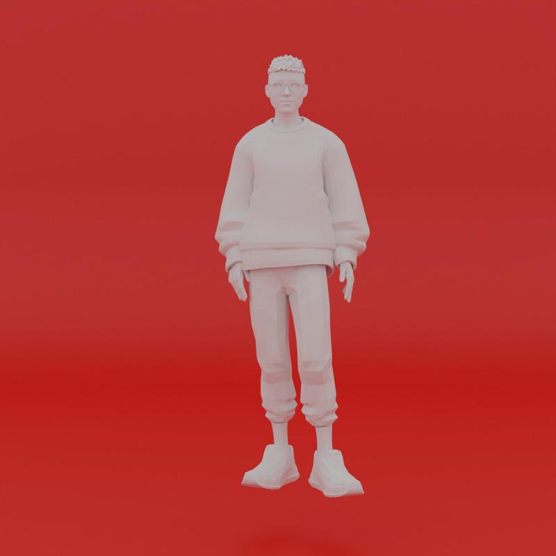 Character Pose Toy Man Miniature Figure 002