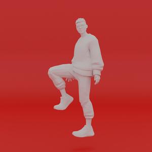 Character Pose Toy Man Miniature Figure 028