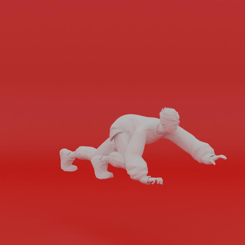 Character Pose Toy Man Miniature Figure 042