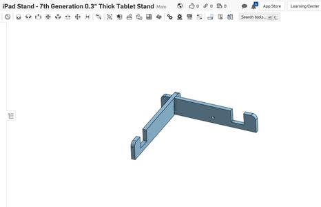 iPad Stand - Laser Cut 7th Generation