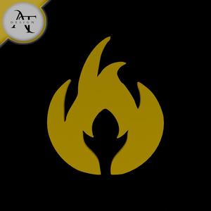 Simple Flame Symbol - 2D Art