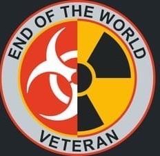 End Of world covin 2020 logo  badge