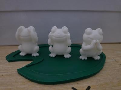 3 Wise Frogs