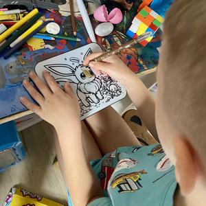 Eevee Pokemon Coloring Page for Kids