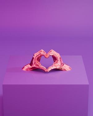 The heart with your hands