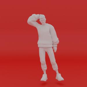 Character Pose Toy Man Miniature Figure 086