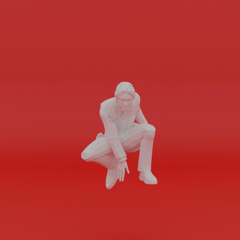 Character Pose Toy Man Miniature Figure 142