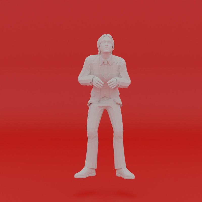Character Pose Toy Man Miniature Figure 154