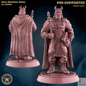 Human King Standing