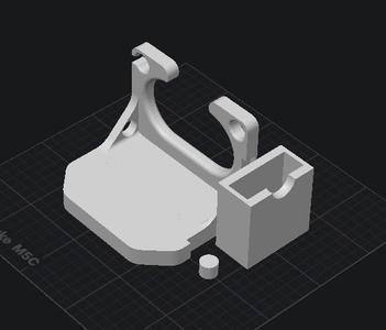 Bubba Scale Holder W/ Spare Battery Case