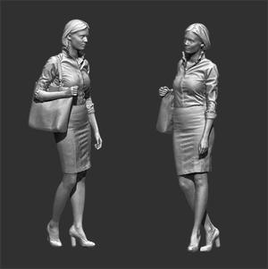 PEOPLE WOMEN W6  FIGURE DIORAMA