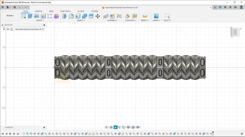 Parameterized Vase Mode Container:Zig Zag