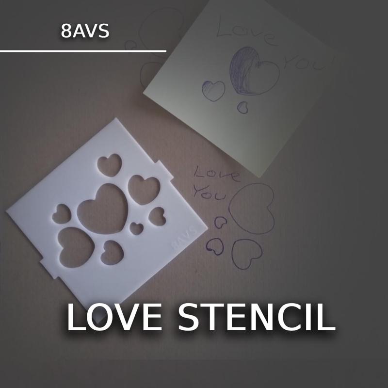 Love Stencil 💖 – 🎨 Draw Hearts, Share Emotions!