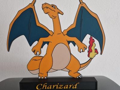 Charizard on stand
