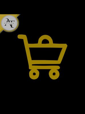 Simple Shopping Cart Symbol - 2D Art 