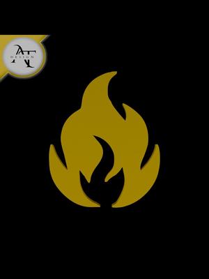 Simple Flame Symbol - 2D Art