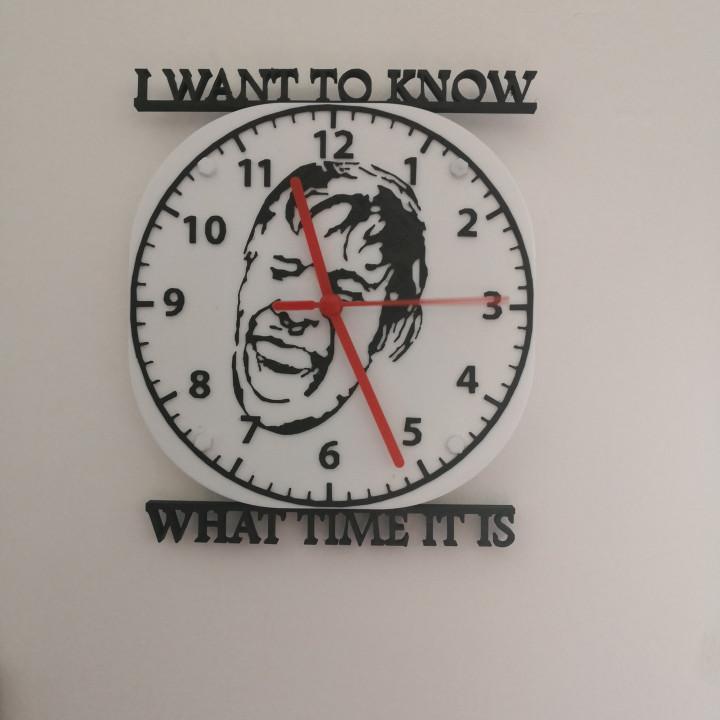 Adrian's meme face clock
