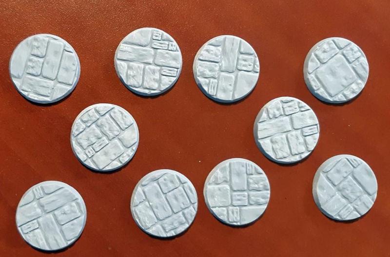 32mm Stonework Textured Bases