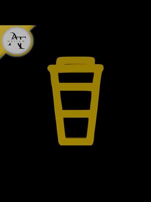 Simple Coffee Cup Symbol - 2D Art