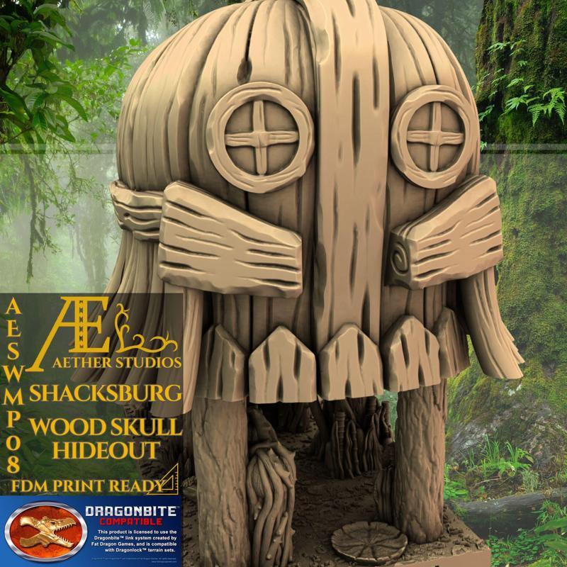 AESWMP08 - Wood Skull Hideout