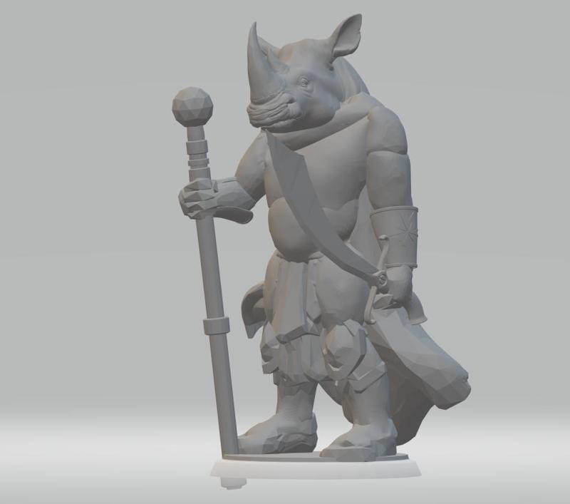 Noceri "Rhinoman"/"Rhinotaur" druid/sorcerer