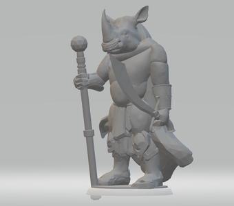 Noceri "Rhinoman"/"Rhinotaur" druid/sorcerer