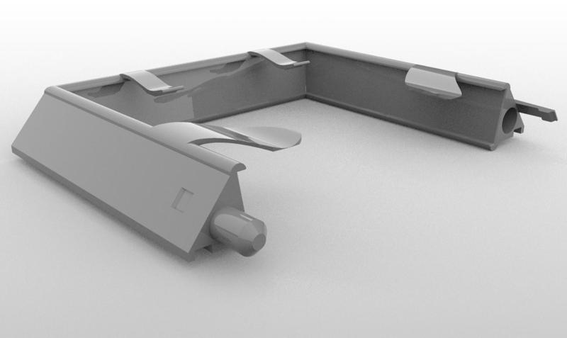 Clip-On Saturn 4 Build Plate Holder for Mercury X