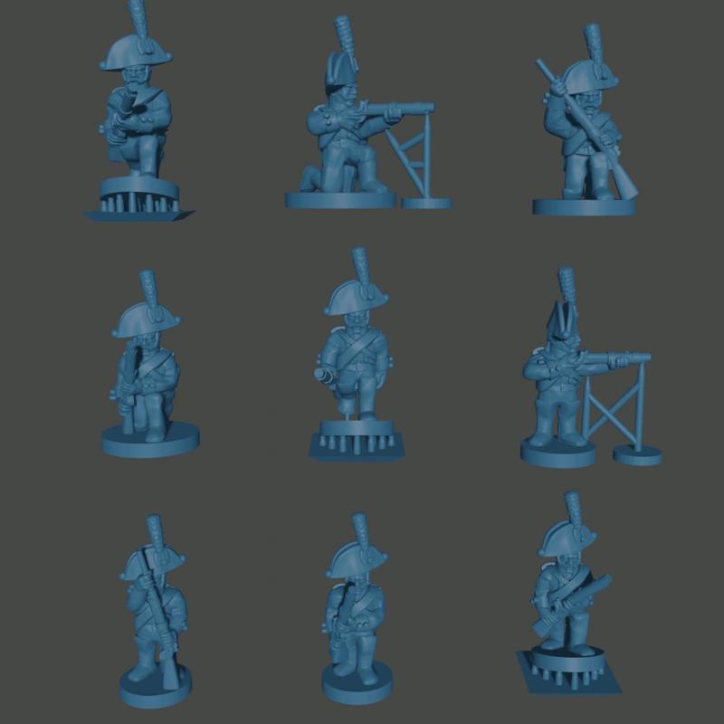 6-15mm Prussian Dismounted Dragoons (1806) NAP-PR-9