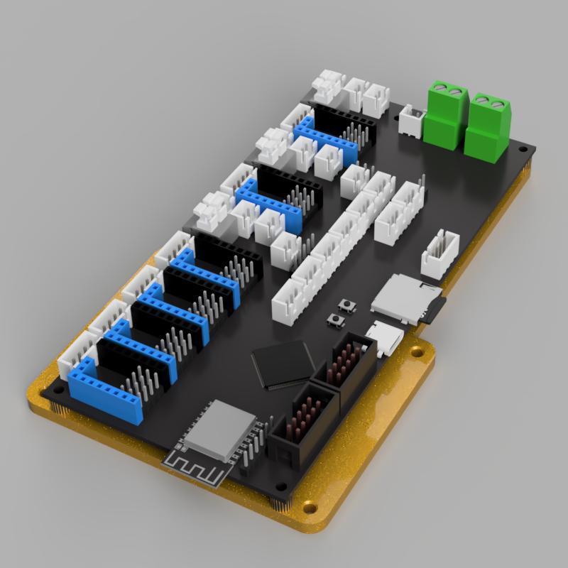 TwoTrees Sapphire S - Lerdge X to FLY CDY V2/V3 adapter