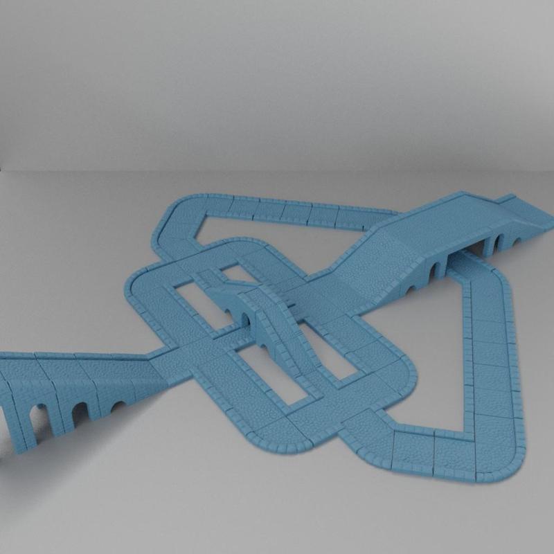 Modular Road - Tabletop Terrain - 28 MM