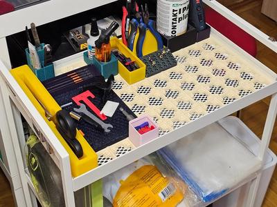 Gridfinity baseplate for IKEA Nissafors