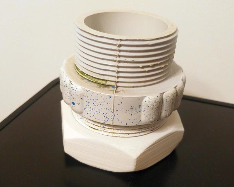 50mm threaded lid for swimming pool tube